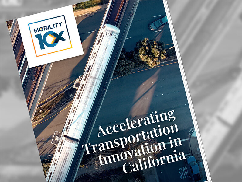 Accelerating Transportation Innovation in California Magazine cover